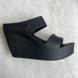 Melissa black platforms